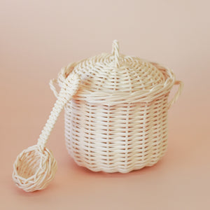 Rattan Pot and Ladle