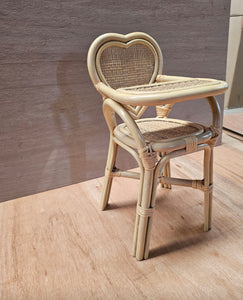 PRE-ORDER MARCH-APRIL 2025 Heart strings - Rattan doll high chair