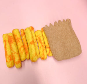 Seconds fries with bag