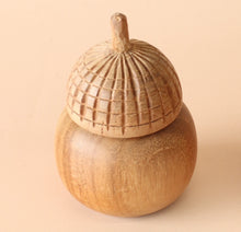 Load image into Gallery viewer, Java teak acorn pots - 2 sizes