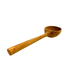 Teak full moon scoop