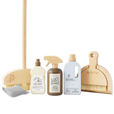 Wooden Eco-friendly Cleaning Set - 6 pce set