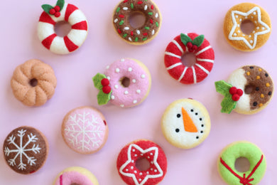 Festive single donuts - 13 options