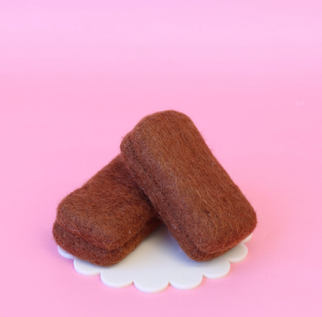 ON SALE Chocolate coated biscuit - single or set of 2